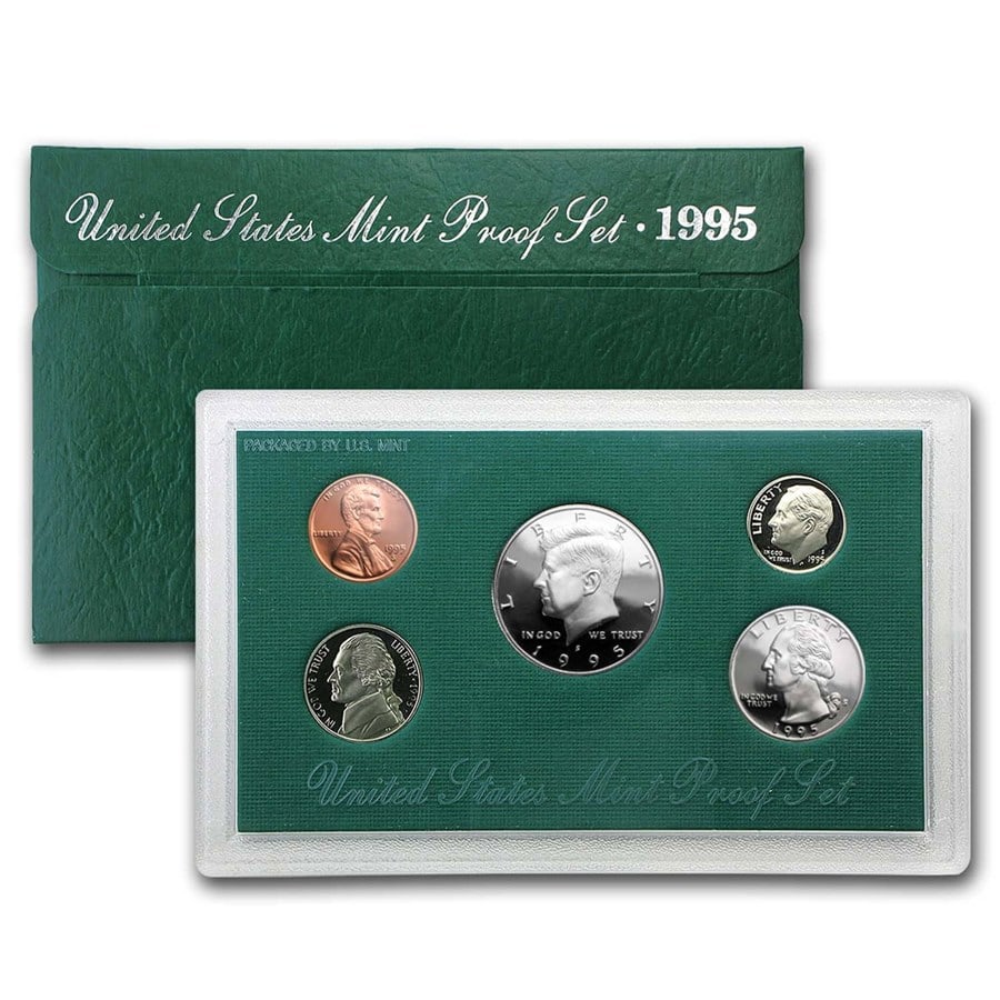 1995 US Mint Proof Set in OMP: Item will have mint issued US Mint Coins -Due to the fact that we have more than one of these items - You may not receive the exact set in the image - But will receive US mint issued