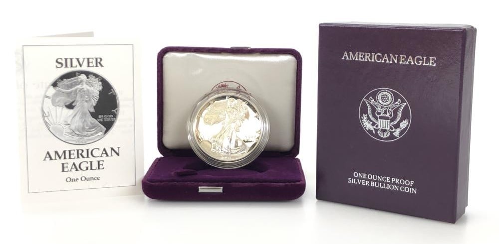 1989 US Mint Proof Silver Eagle in OMP: Items are as shown in the image and described in the title - Please note tht we have more than one of these items and the exact item in the image may not be the item you recieve. Winning bidder will r