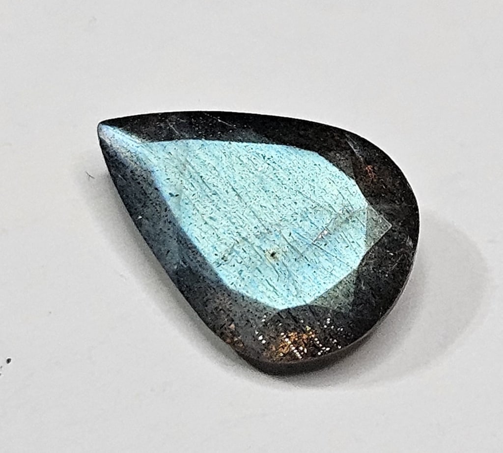 2.85 ct. Natural Flash Pear Shape Labradorite - 2