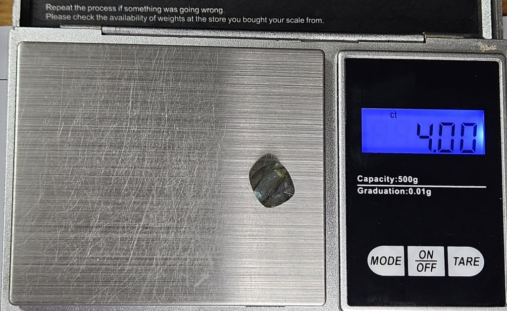 4 ct. Natural Labradorite Gemstone - 5