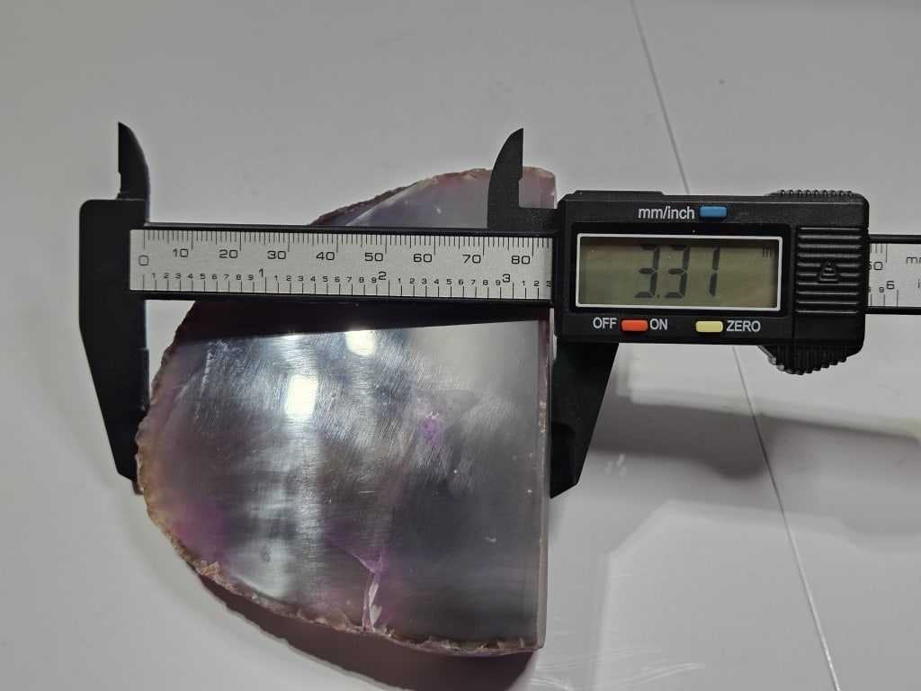 Pink Dyed Agate Stand Up Specimen - 4