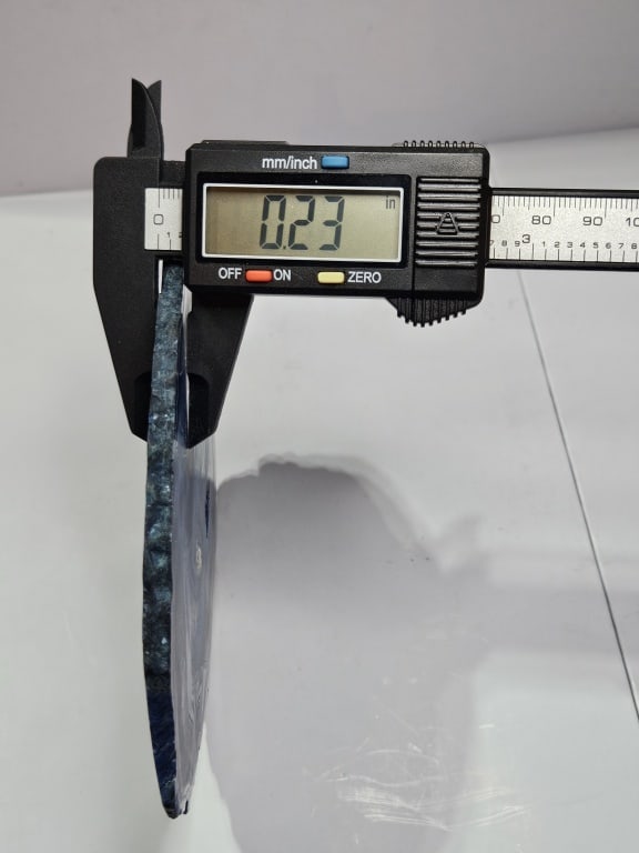 Fine Blue Dyed Agate Slab - 5