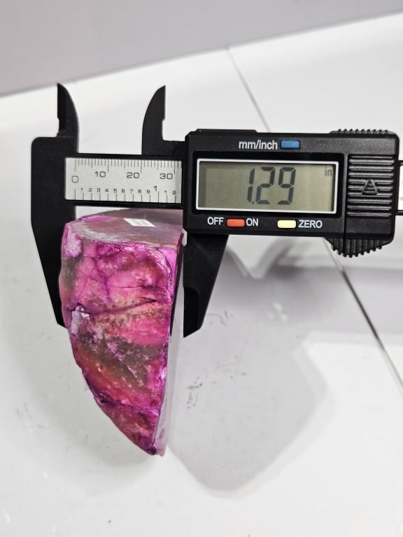 Pink Dyed Agate Stand Up Specimen - 7