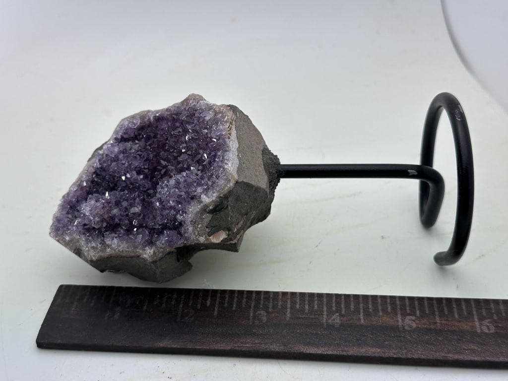 Stunning Amethyst Cluster on Stand - 3