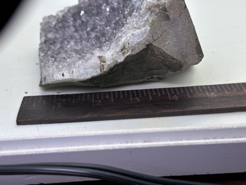 ~RARE~ Natural Gray Amethyst Small Cathedral - 3