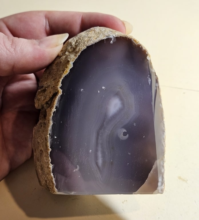 Natural Agate End Stand Up- Specimen - 2
