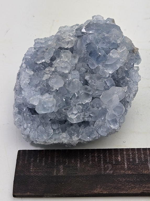 Celestite Natural Geode Cluster Specimen - 3