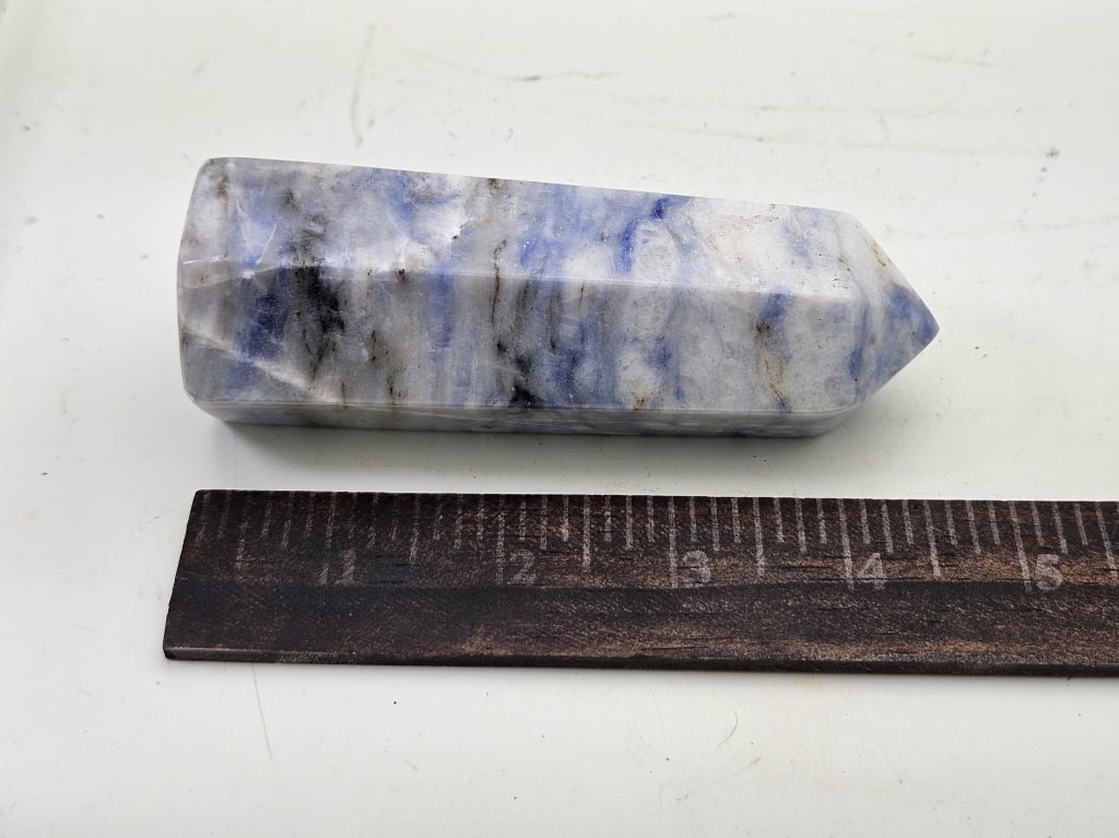 4.5 inch Afghanite Polish Point Tower - 3