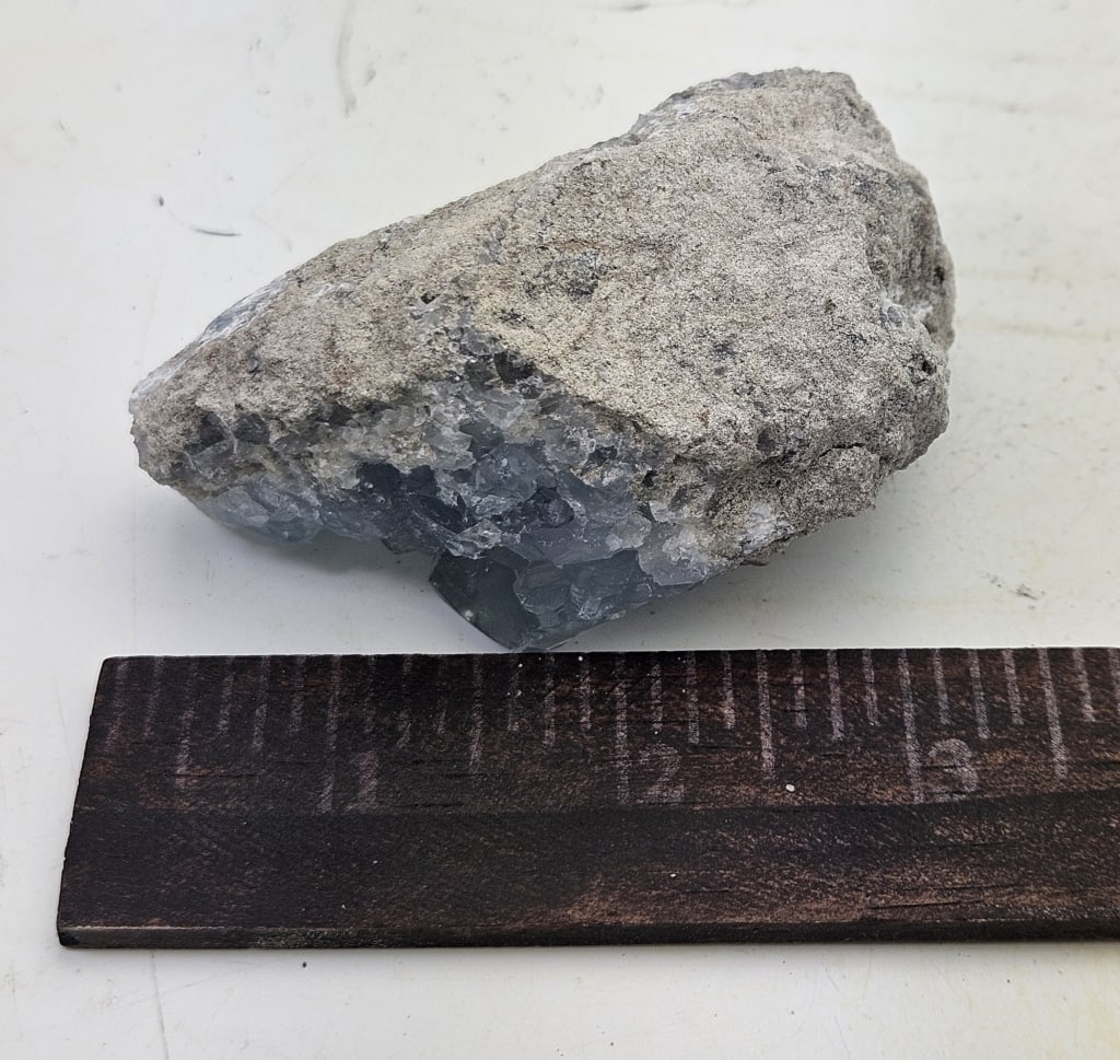 224.3 gram Natural Celestite Geode Cluster - 3