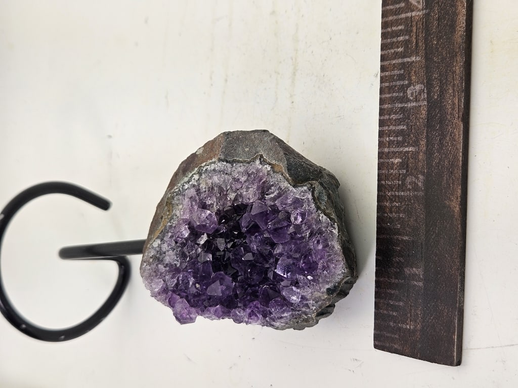 Uruguay Amethyst Cluster on Stand - 4