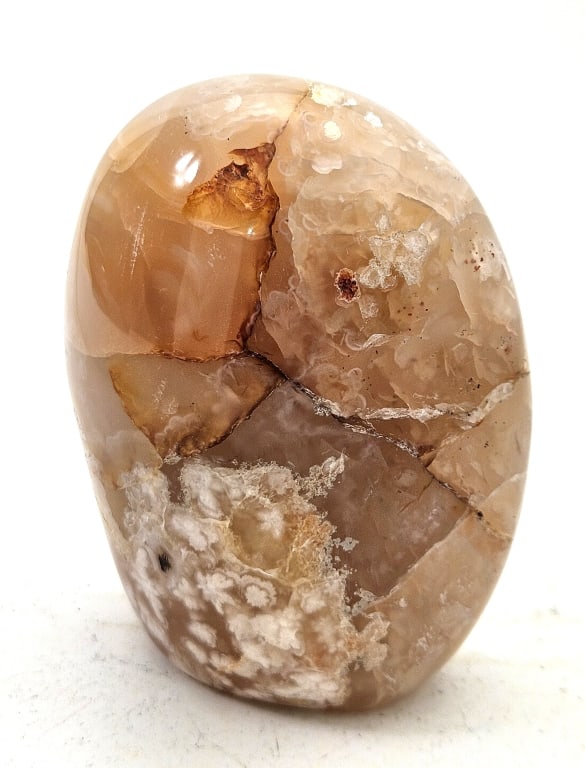 Natural Flower Agate Stand Up: Item is the exact item in the image - Please review all terms and conditions prior to placing any bids - Bidder is responsible for all value grade dtermination - All sales final and any bid is an