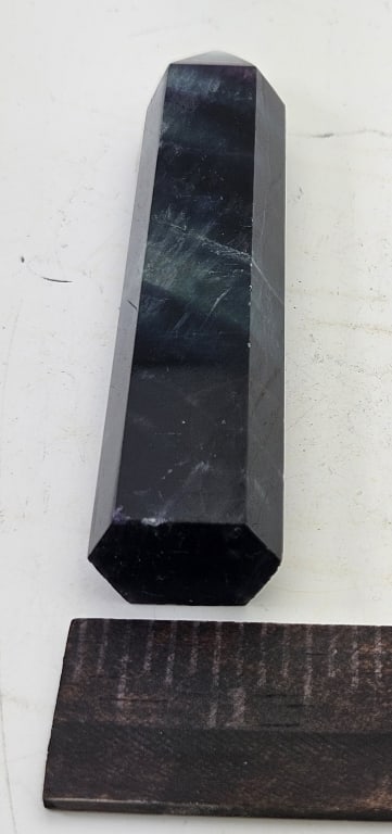 Natural Flourite Polished Tower Point - 4