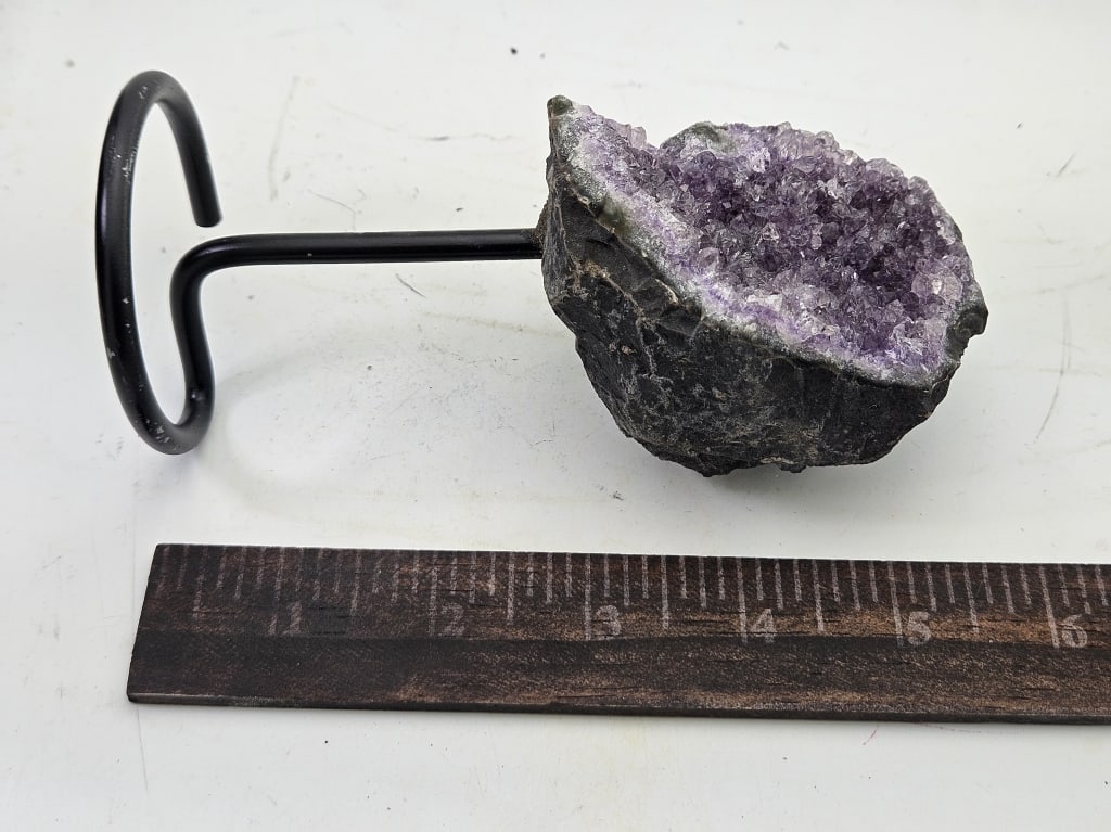 Uruguay Amethyst Cluster on Stand - 3