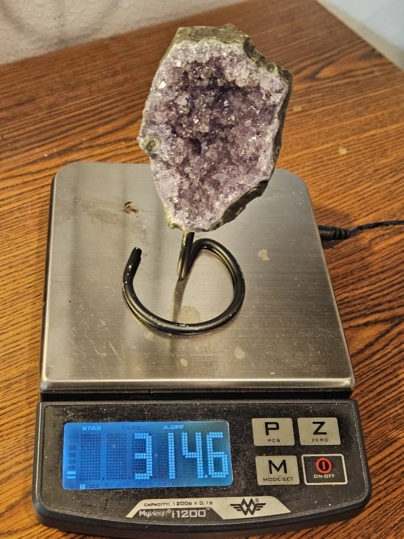 Uruguay Amethyst Cluster on Stand - 5