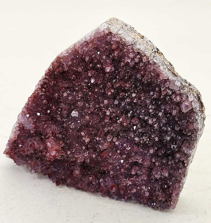 127.8 Alacam Amethyst Crystal Cluster: Item is the exact item in the image - Please review all terms and conditions prior to placing any bids - Bidder is responsible for all value grade dtermination - All sales final and any bid is an agre