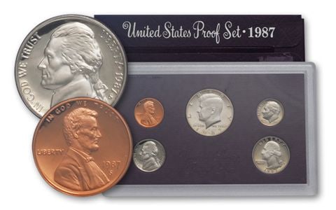 1987 US Mint Proof Set: Item is as described in the title - Please review our complete list of terms prior to placing any bids.