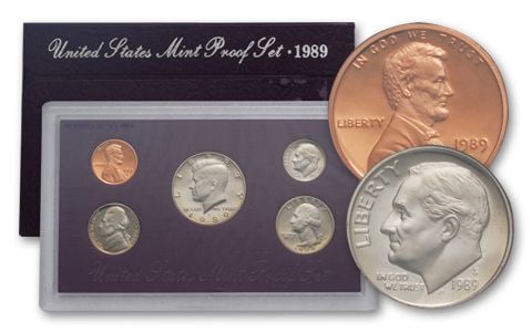 1989 US Mint Proof Set: Item is as described in the title - Please review our complete list of terms prior to placing any bids.