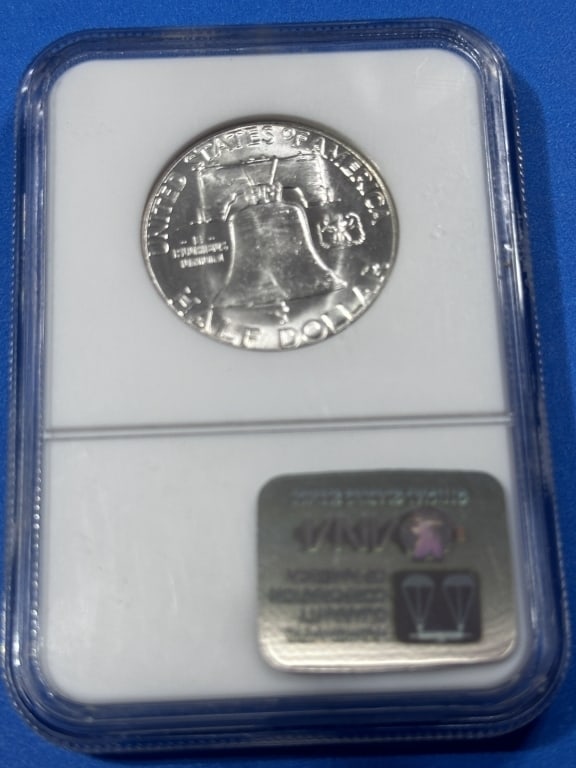 1962 MS 64 NGC Franklin Half Dollar - 2