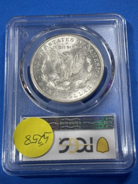 1889 MS 64 PCGS Morgan Silver Dollar - 2