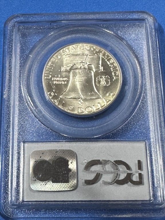 1963 D- MS 64 CPGS Franklin Half Dollar - 2