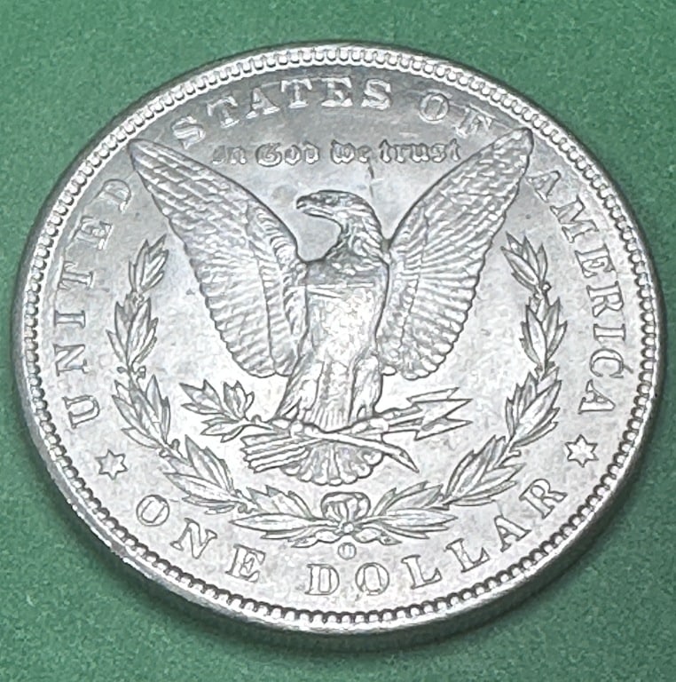 1900 O Au Plus Morgan Silver Dollar - 2