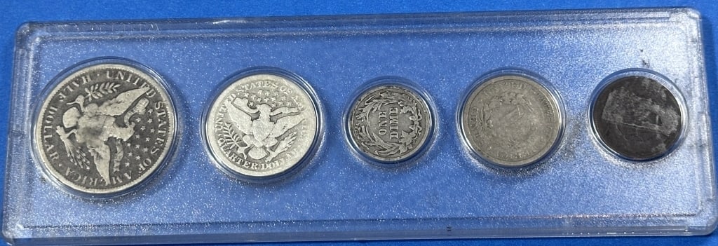 Silver Denomination Set in Whitman Plastic Holder - 2