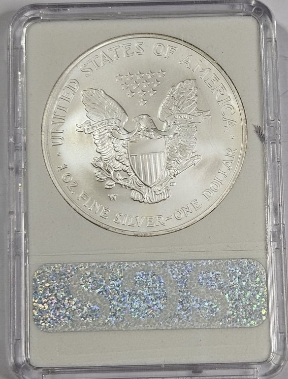 2007 W MS 70 SGS US Silver Eagle - 2