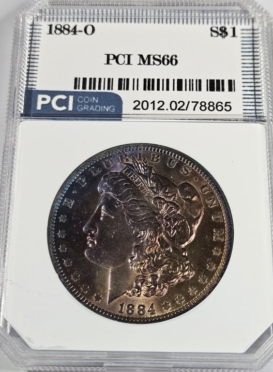 1884 O MS 66 Morgan Dollar- $360 CPG: Item is the exact item in the image - Bidder is responsible for all value and grade determination - Please review all terms prior to placing 