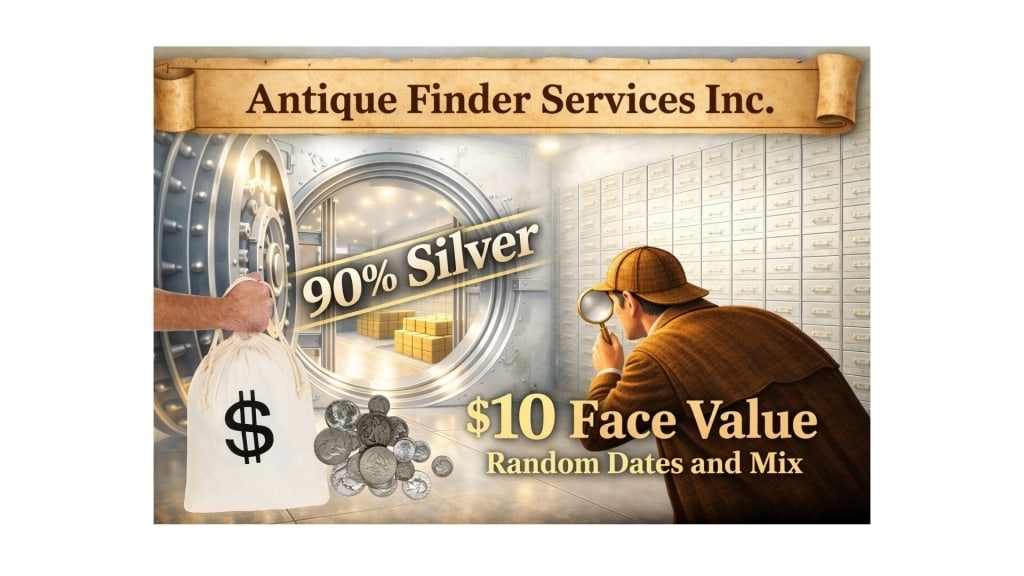 $10 Face Value 90% Silver Coins: Items will be as described in title - The image for bulk items are stock images - Please review the entire terms and conditions prior to placing any bids. All terms apply -