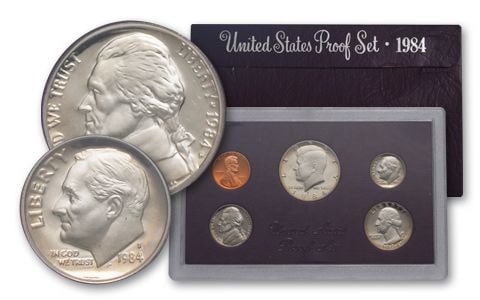 1984 US Mint Proof Set: Item is as described in the title - Please review our complete list of terms prior to placing any bids.
