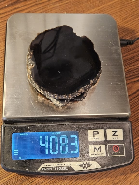 Set of 6 Brown Agate Slab Slice Coaster Set: Item is the exact item in the image - Please review all terms and conditions prior to placing any bids - Bidder is responsible for all value grade dtermination - All sales final and any bid is an agre