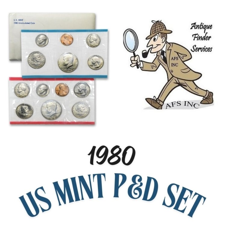 1980 US Mint Set - P & D Sets in OMP: Item will have mint issued US Mint Coins -Due to the fact that we have more than one of these items - You may not receive the exact set in the image - But will receive US mint issued
