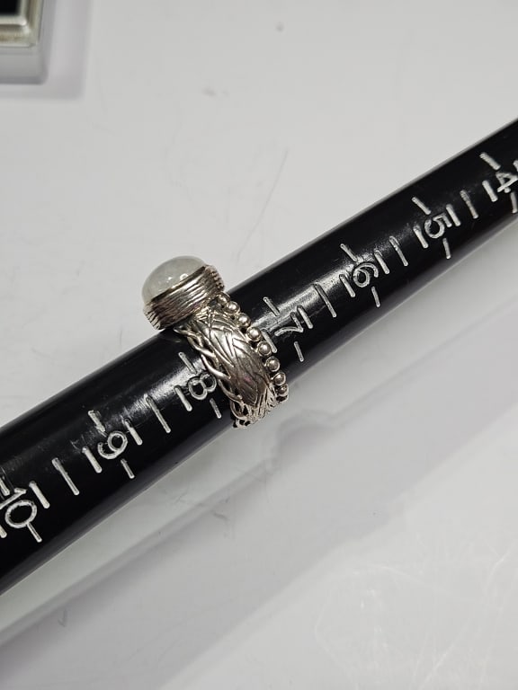 Sterling Silver Moonstone Ring - 3