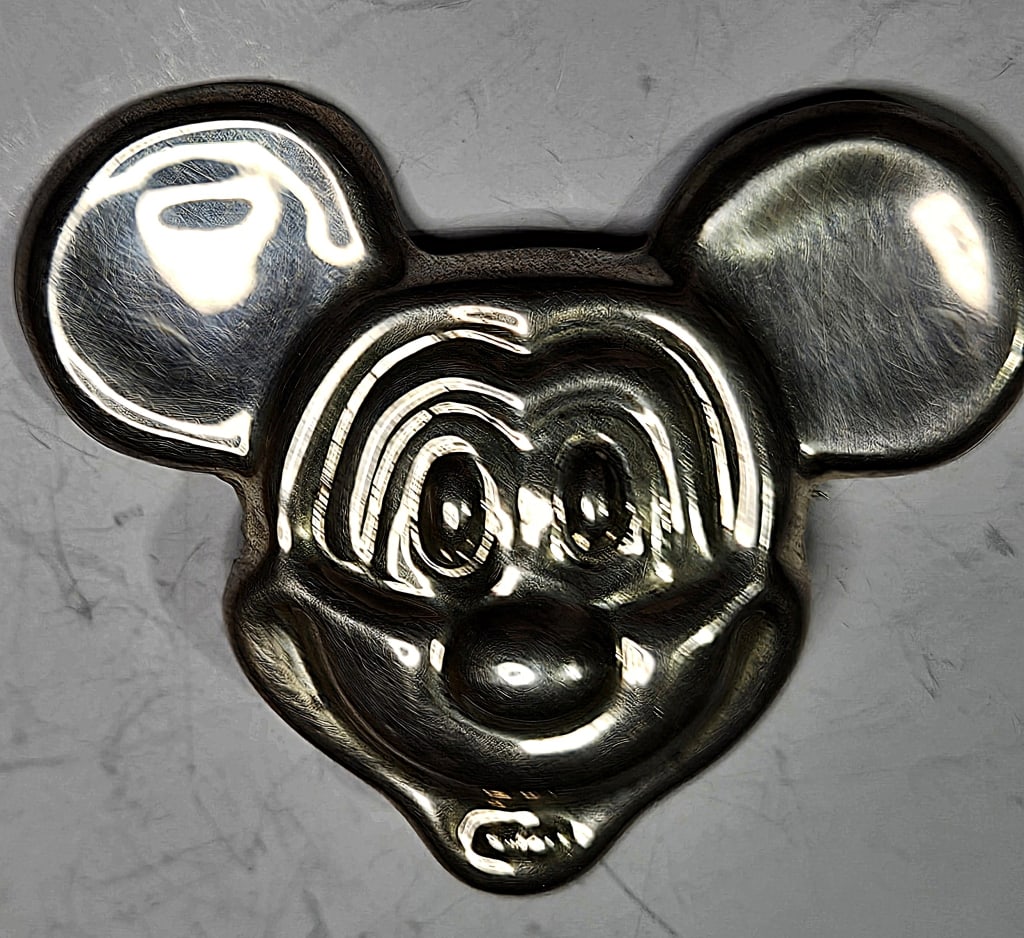 Vintage Sterling Silver Mickey Mouse Pinback: Item is the exact item in the image- Bidder is responsible for all value and grade dtermination - Please review all terms and conditions prior to placing any bids-