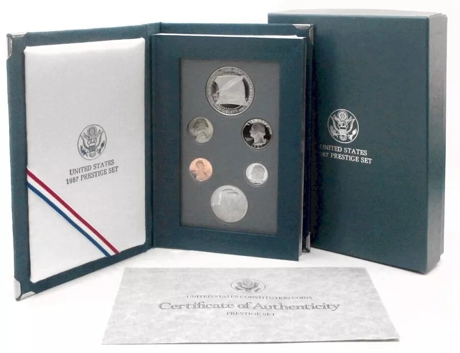 1987 Constitution Prestige Proof Set: Items are as described and shown n image - Please review the entire terms and conditions prior to placing any bids- All terms apply - Any bid is an agreement to all terms -