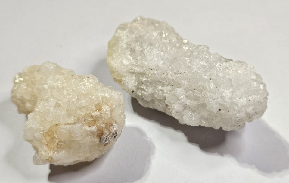 123.28 grams Spirit Quartz Lot Stalactites: Item is the exact item in the image- Bidder is responsible for all value and grade determination -