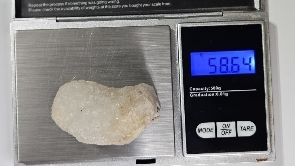 58.64 Natural Stalactite Quartz Specimen - 3