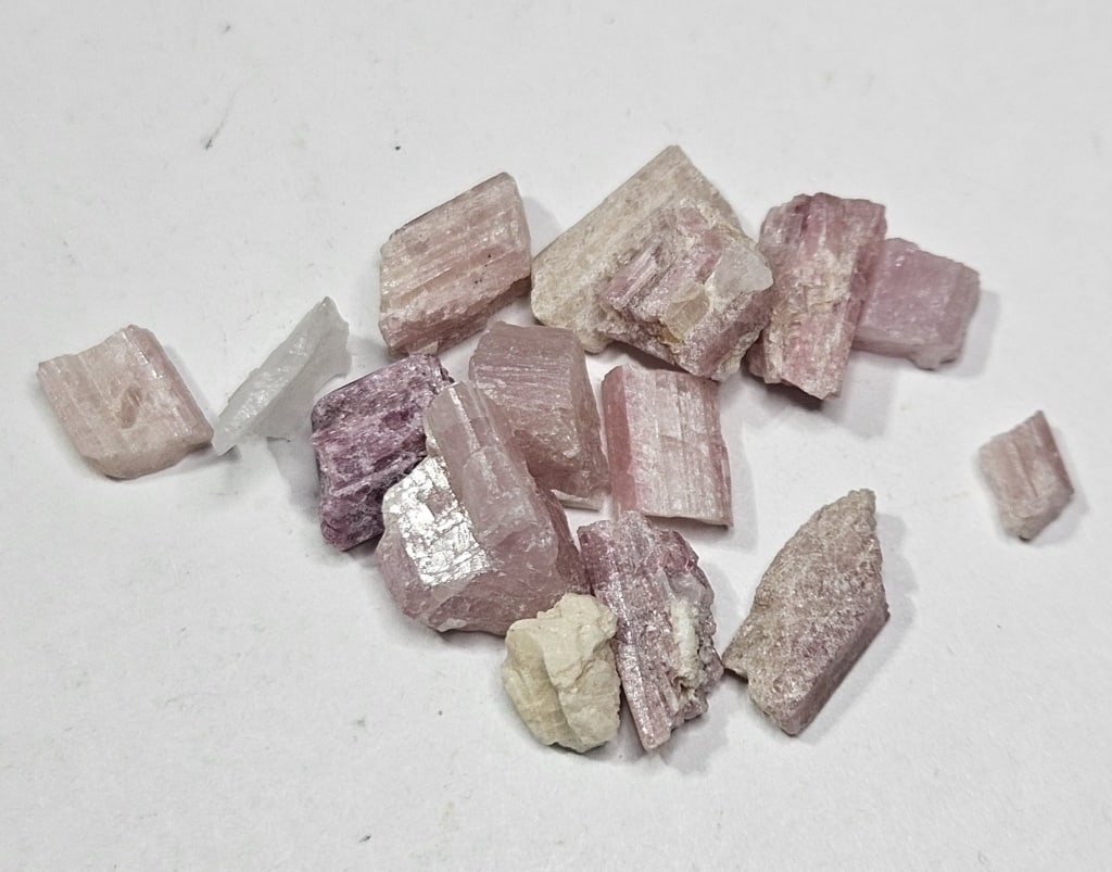 9.05 gram Natural Rough Pink Tourmaline lot: Item is the item in the image - Bidder is responsible for all value and grade determination - Please review all terms and conditions prior to placing any bids- All bids are an agreementtoallterms-