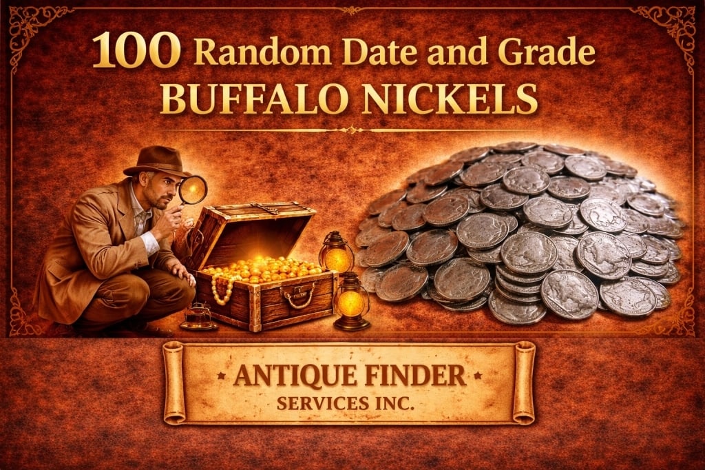 Lot of (100) Buffalo Nickels- Various Dates: All bids are a contract and an agreement to pay. Items are as shown in image.