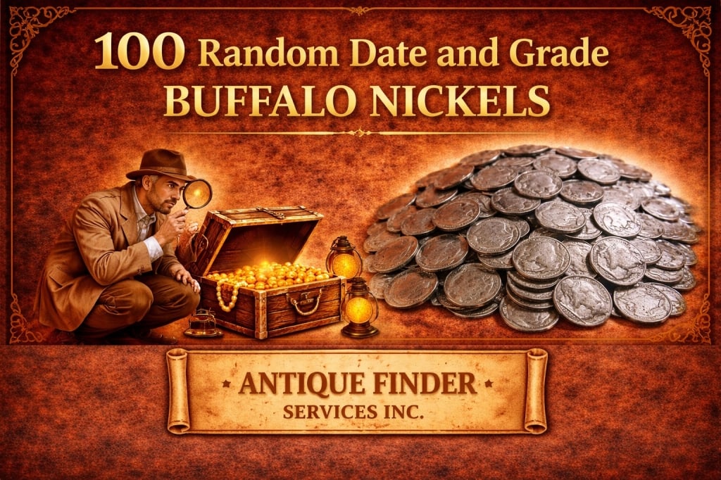 Lot of (100) Buffalo Nickels- Various Dates: All bids are a contract and an agreement to pay. Items are as shown in image.