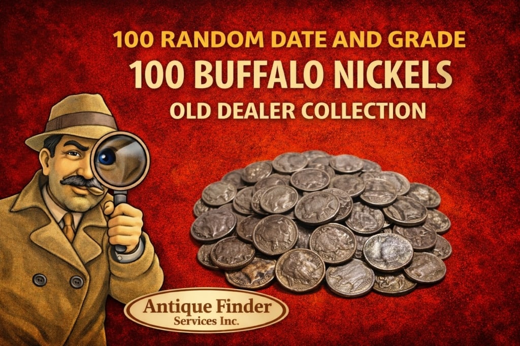 Lot of (100) Buffalo Nickels- Various Dates: All bids are a contract and an agreement to pay. Items are as shown in image.