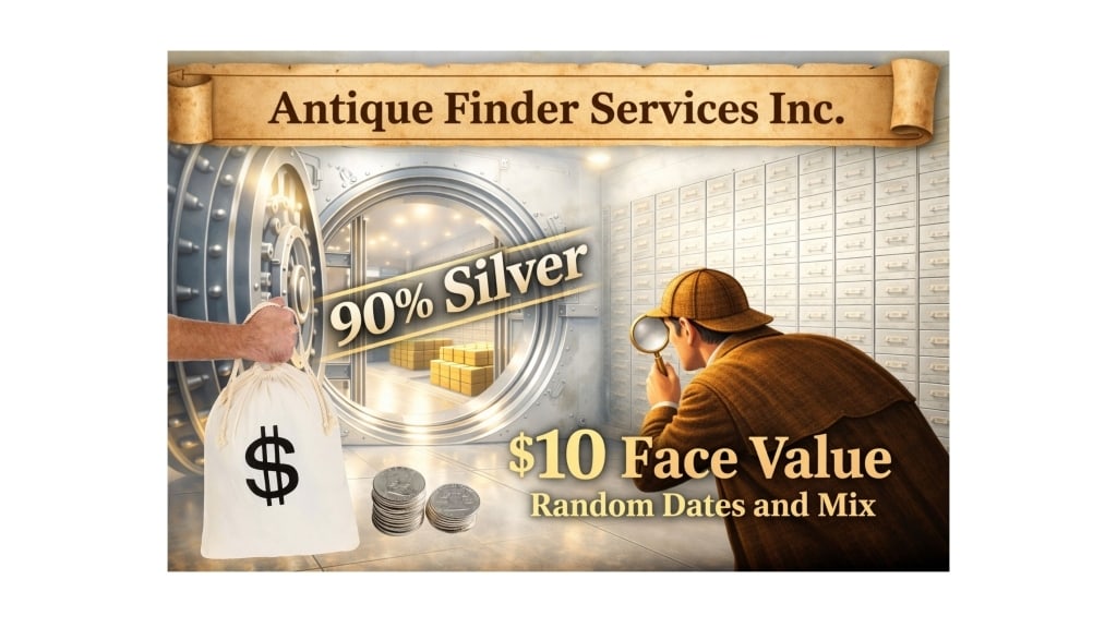$10 Face Value 90% Silver Coins: Items will be as described in title - The image for bulk items are stock images - Please review the entire terms and conditions prior to placing any bids. All terms apply -