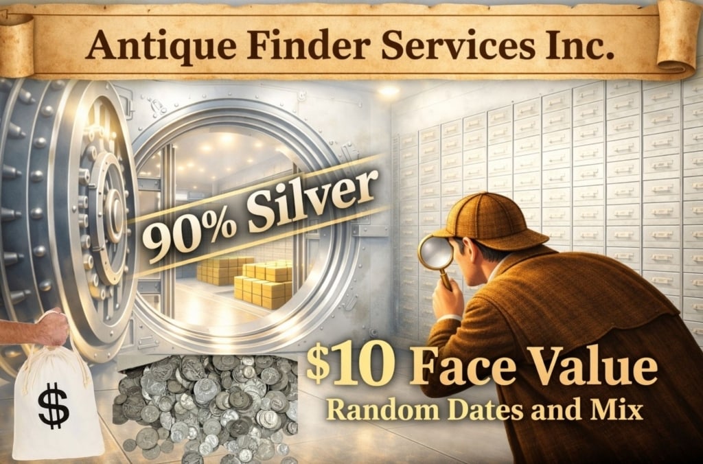 $10 Face Value 90% Silver Coins: Items will be as described in title - The image for bulk items are stock images - Please review the entire terms and conditions prior to placing any bids. All terms apply -