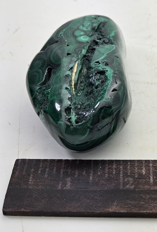 296.82 gram Natural Malachite Specimen - 4
