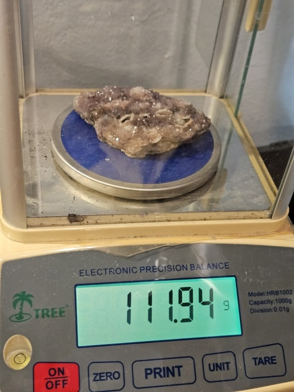 111.94 gram Naural Alacam Amethyst Cluster - 5