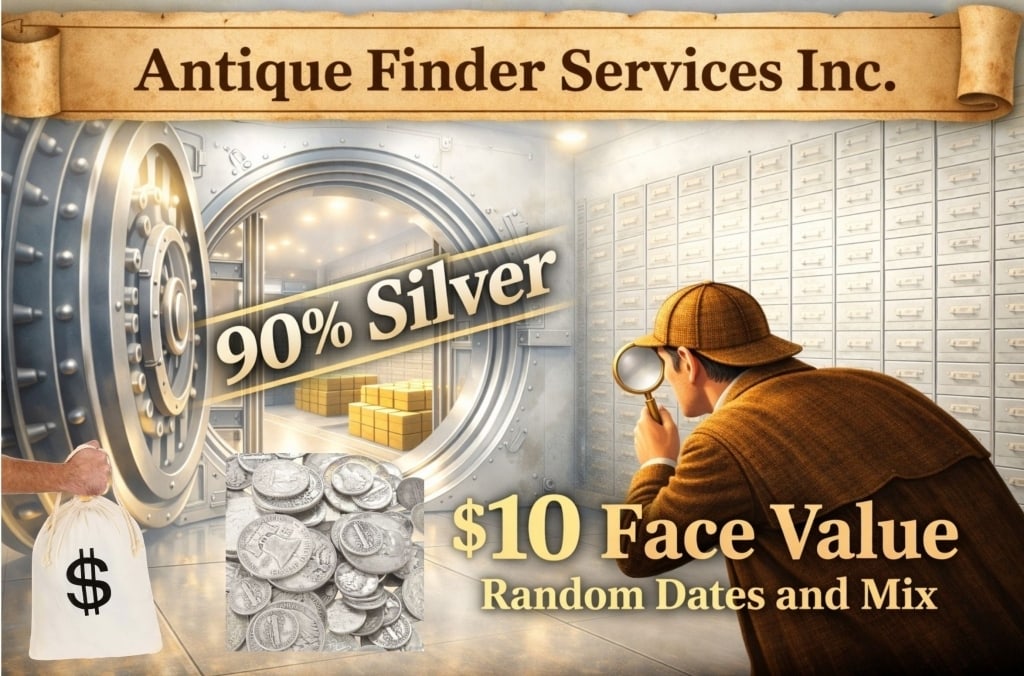 $10 Face Value 90% Silver Coins: Items will be as described in title - The image for bulk items are stock images - Please review the entire terms and conditions prior to placing any bids. All terms apply -
