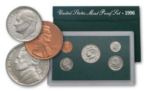 1996 US Mint Proof Set: Item is as described in the title - Please review our complete list of terms prior to placing any bids.