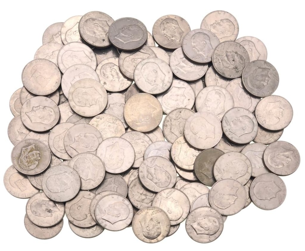 (120) 1971-78 IKE Dollars Random Dates: Items are as shown in the image and described in the title - Please note that we have more than one of these items and the exact item in the image may not be the item you recieve. Winning bidder will