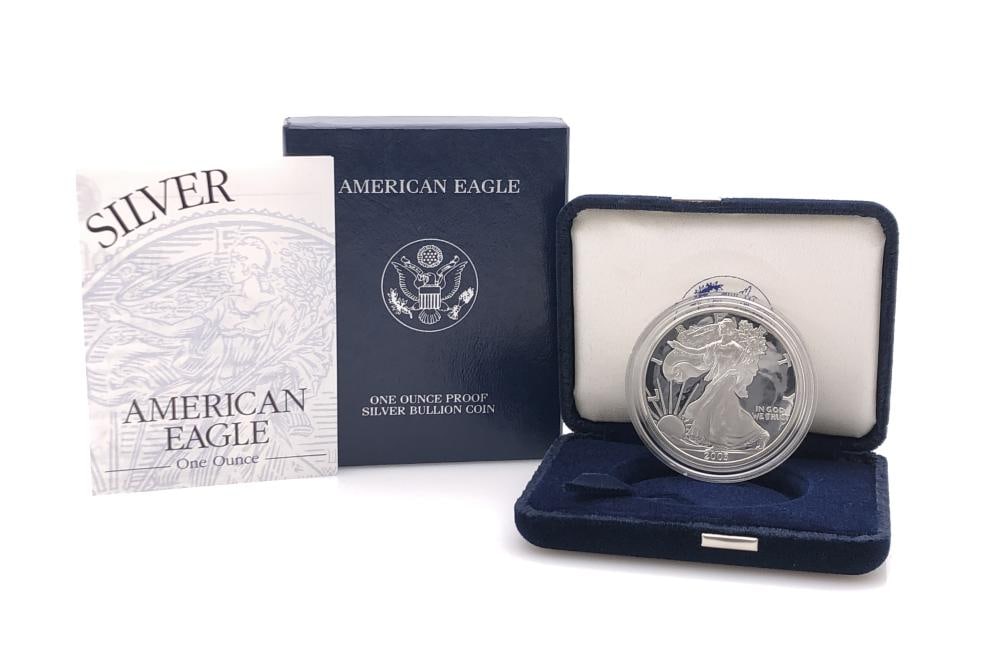 2003 US Mint Proof Silver Eagle in OMP: Items are as shown in the image and described in the title - Please note that we have more than one of these items and the exact item in the image may not be the item you recieve. Winning bidder will