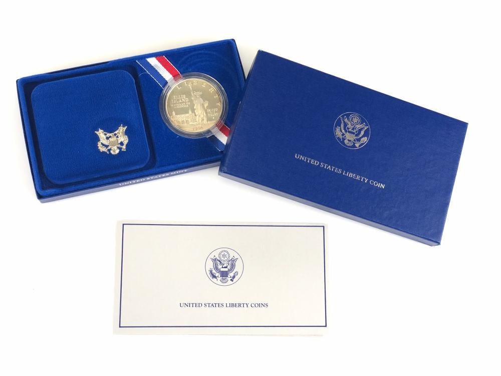 1986 Statue of Liberty Single Coin Proof Dollar: Items are as shown in the image and described in the title - Please note tht we have more than one of these items and the exact item in the image may not be the item you recieve. Winning bidder will